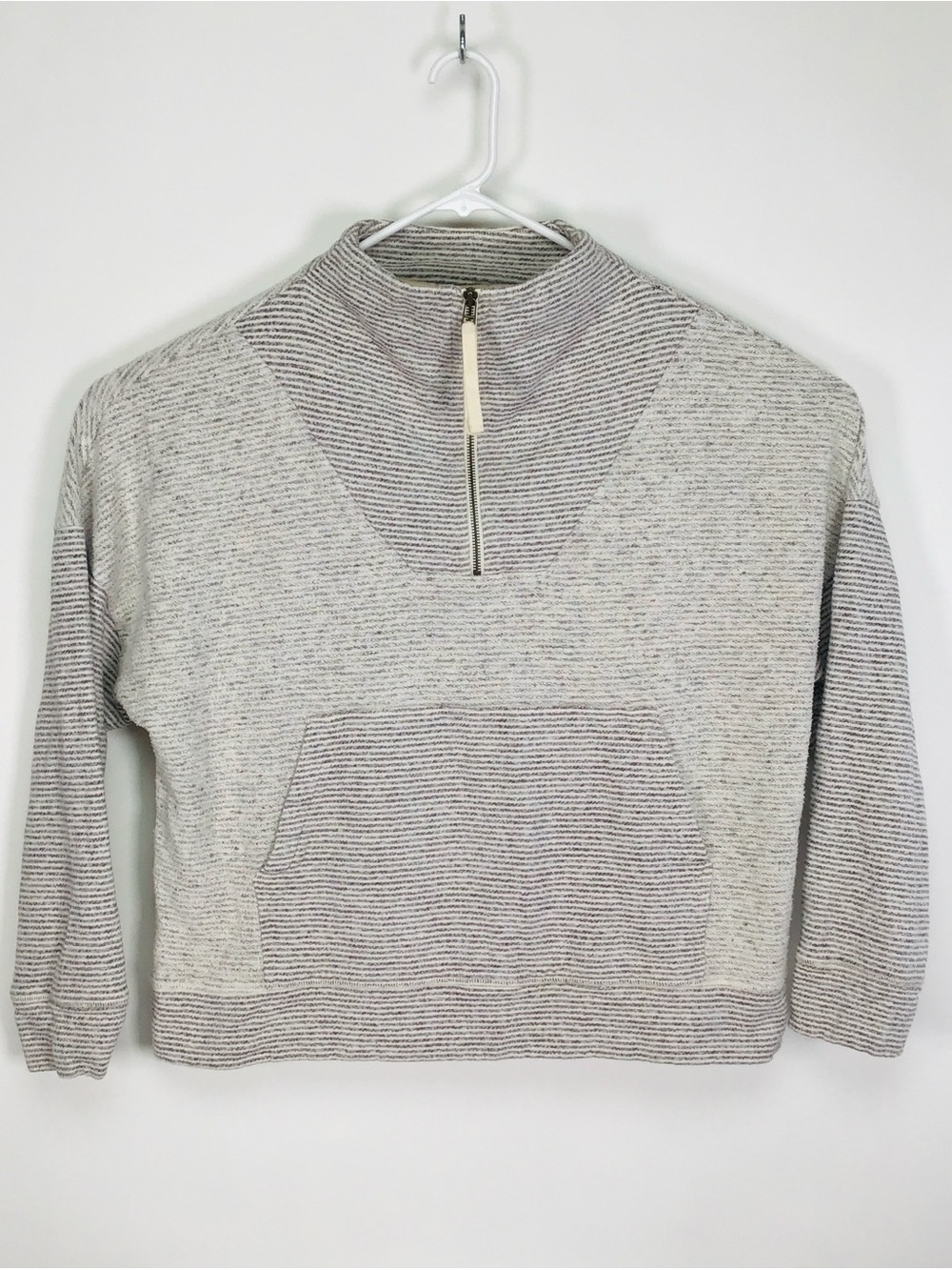 REI Rangelands women’s long sleeve quarter zip hemp cotton blend pullover XL